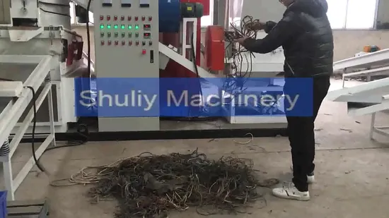 Copper Aluminum Separator Radiator Waste Copper Cable Wire Copper Recycling Machine