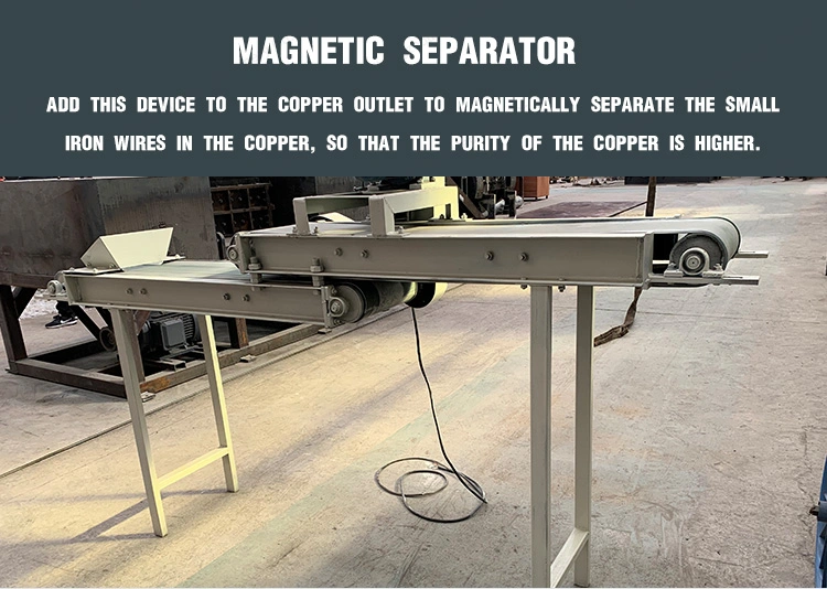 Scrap Copper Cable Granulator Separator Recycle Plant Copper Cable Wire Recycling Machine